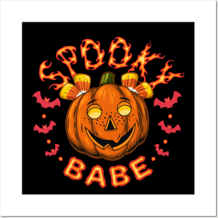 Spooky pumpkin kid for Halloween holiday Posters and Art